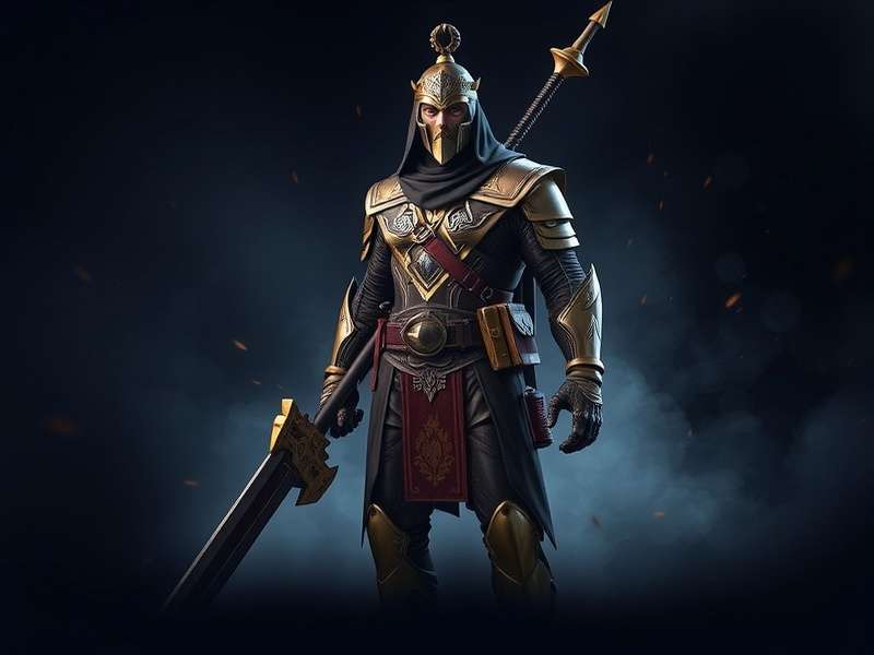 Mahalaya Aggressive Soldier Game Banner